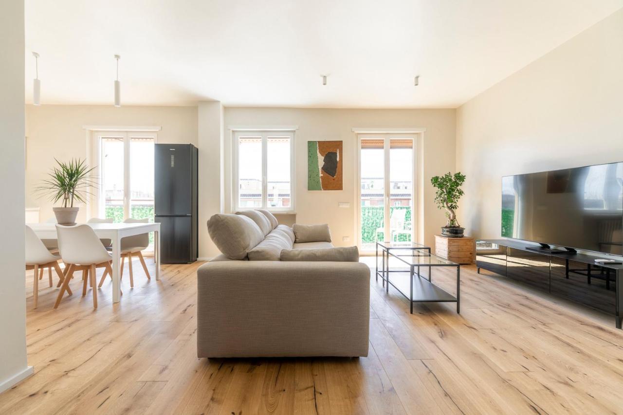 La Dolce Vita - Sunny Penthouse Trastevere Station 100Sqm Rom Eksteriør billede